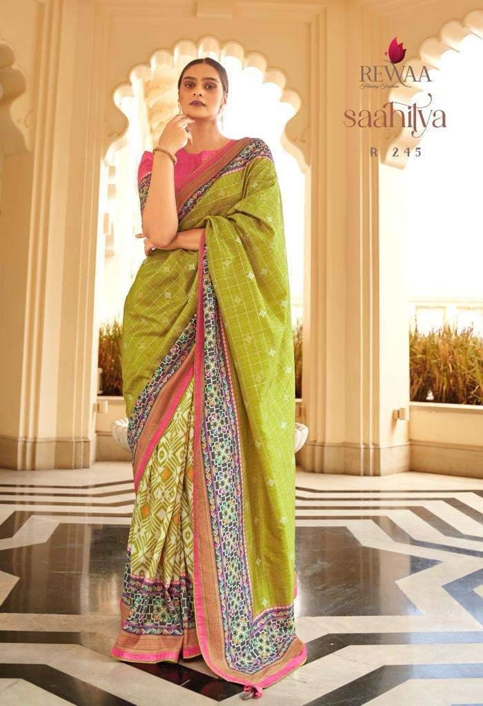 Silk printed sarees
