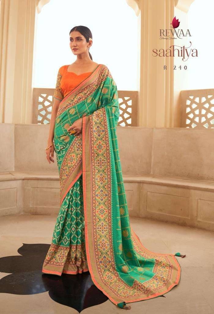 Silk printed sarees