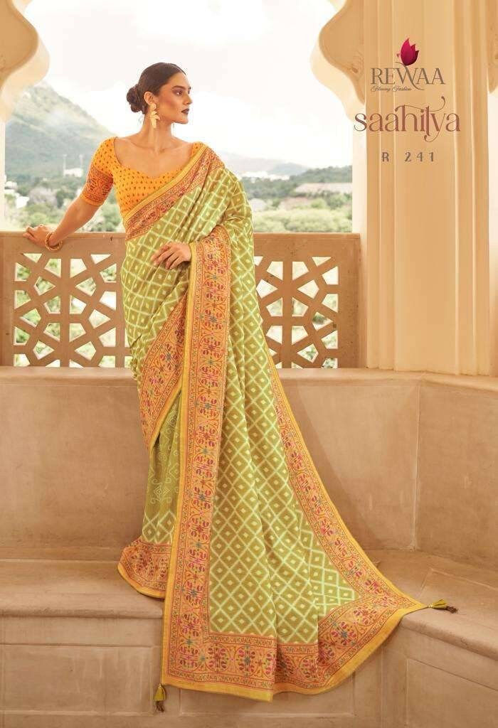 Silk printed sarees