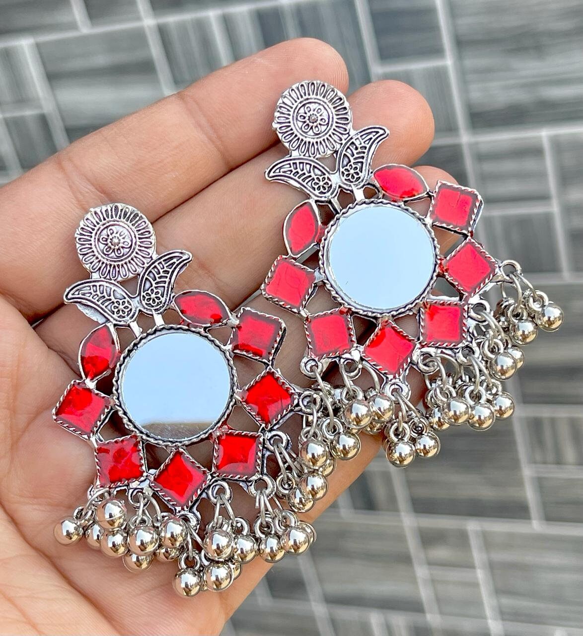 Oxidised Earings