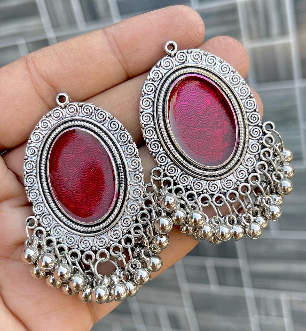 Oxidised Earings