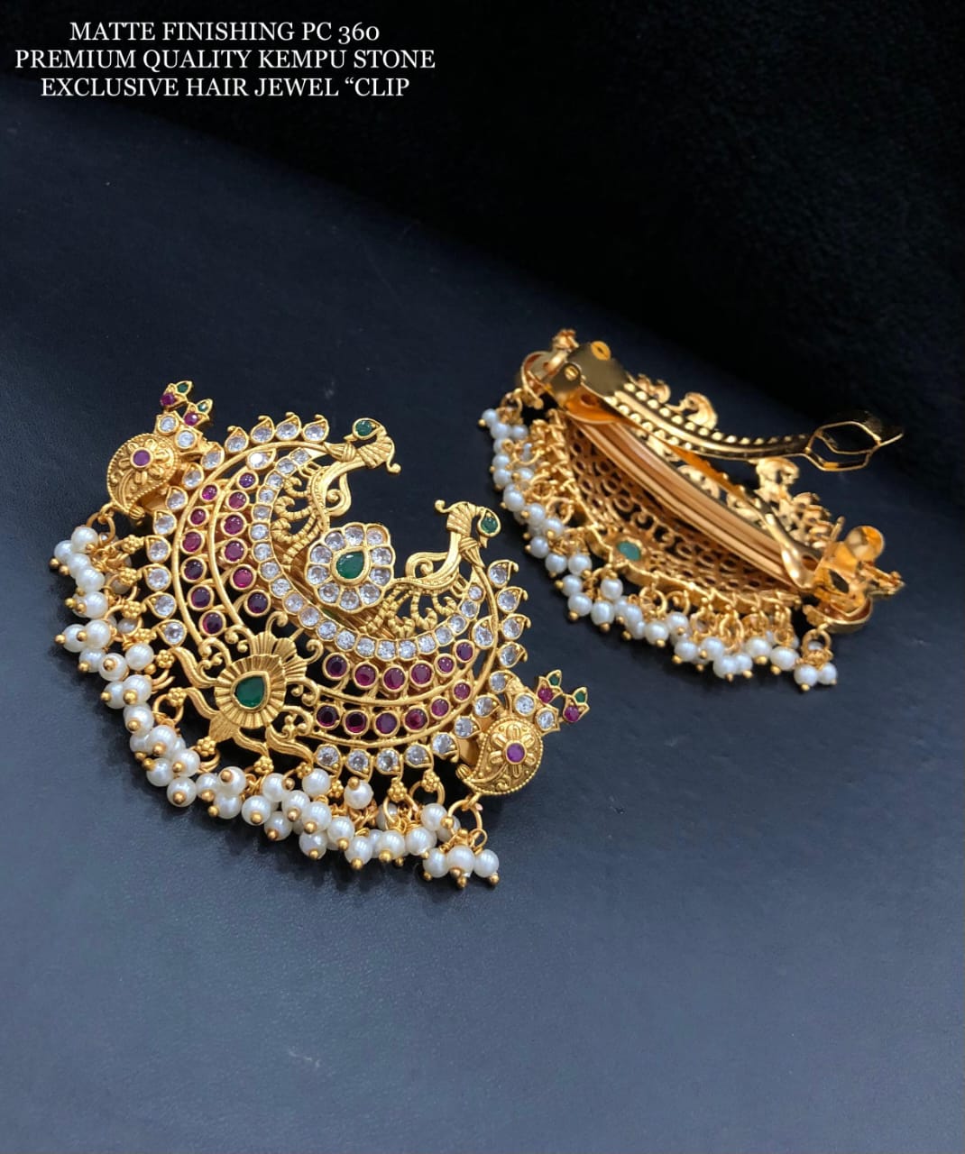 Traditional Brass Hair Clip