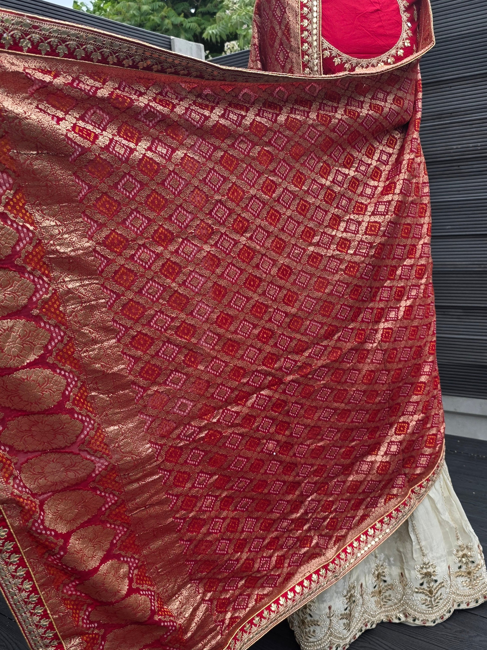 Dupatta Semi-Stitched Lehenga Choli Set