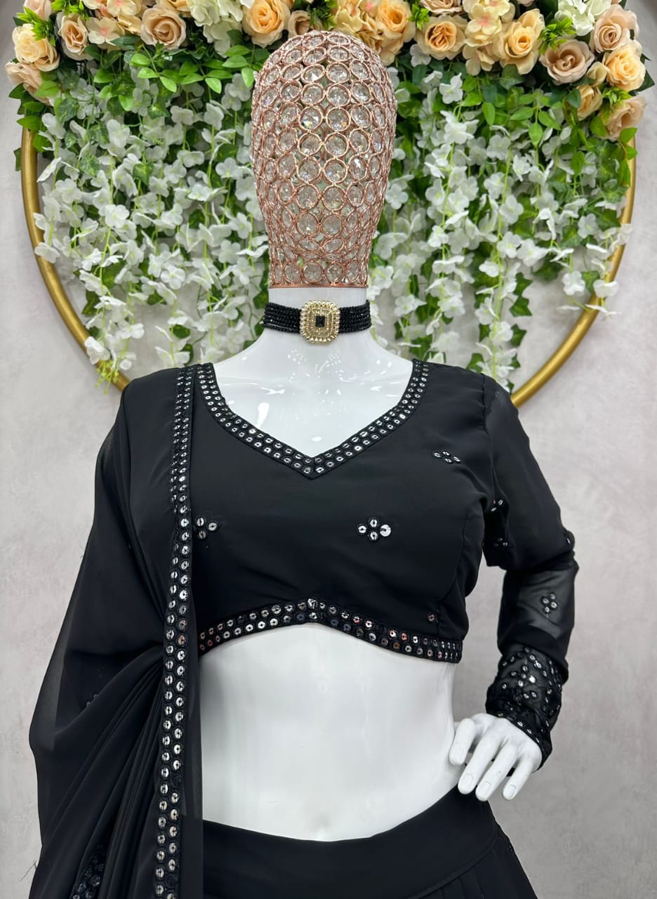 Semi Stitched Lehenga