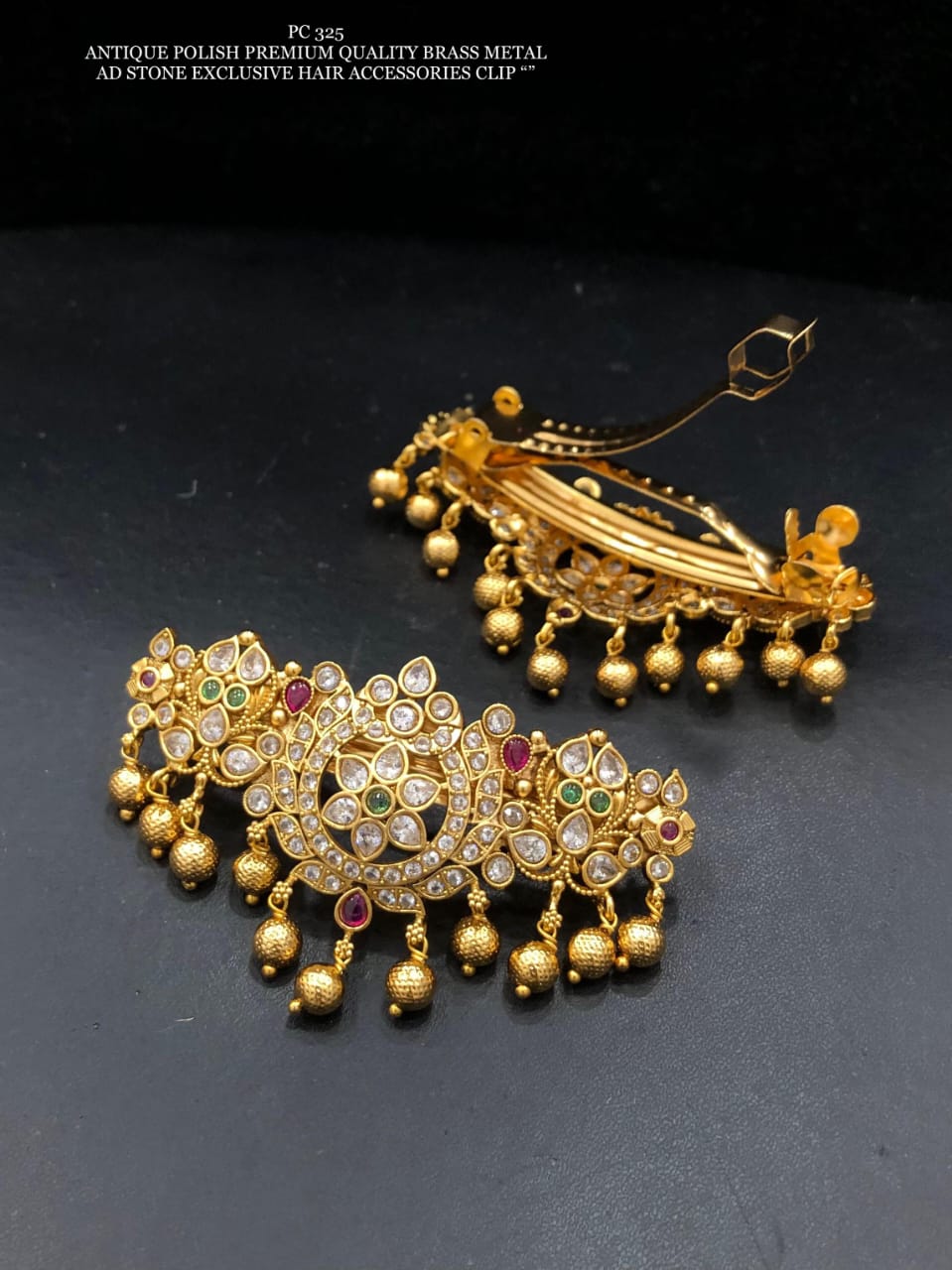 Traditional Brass Hair Clip