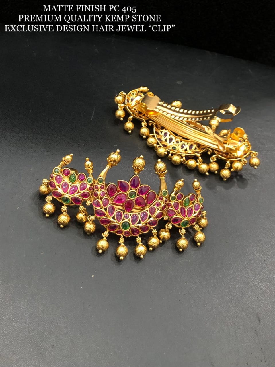 Traditional Brass Hair Clip