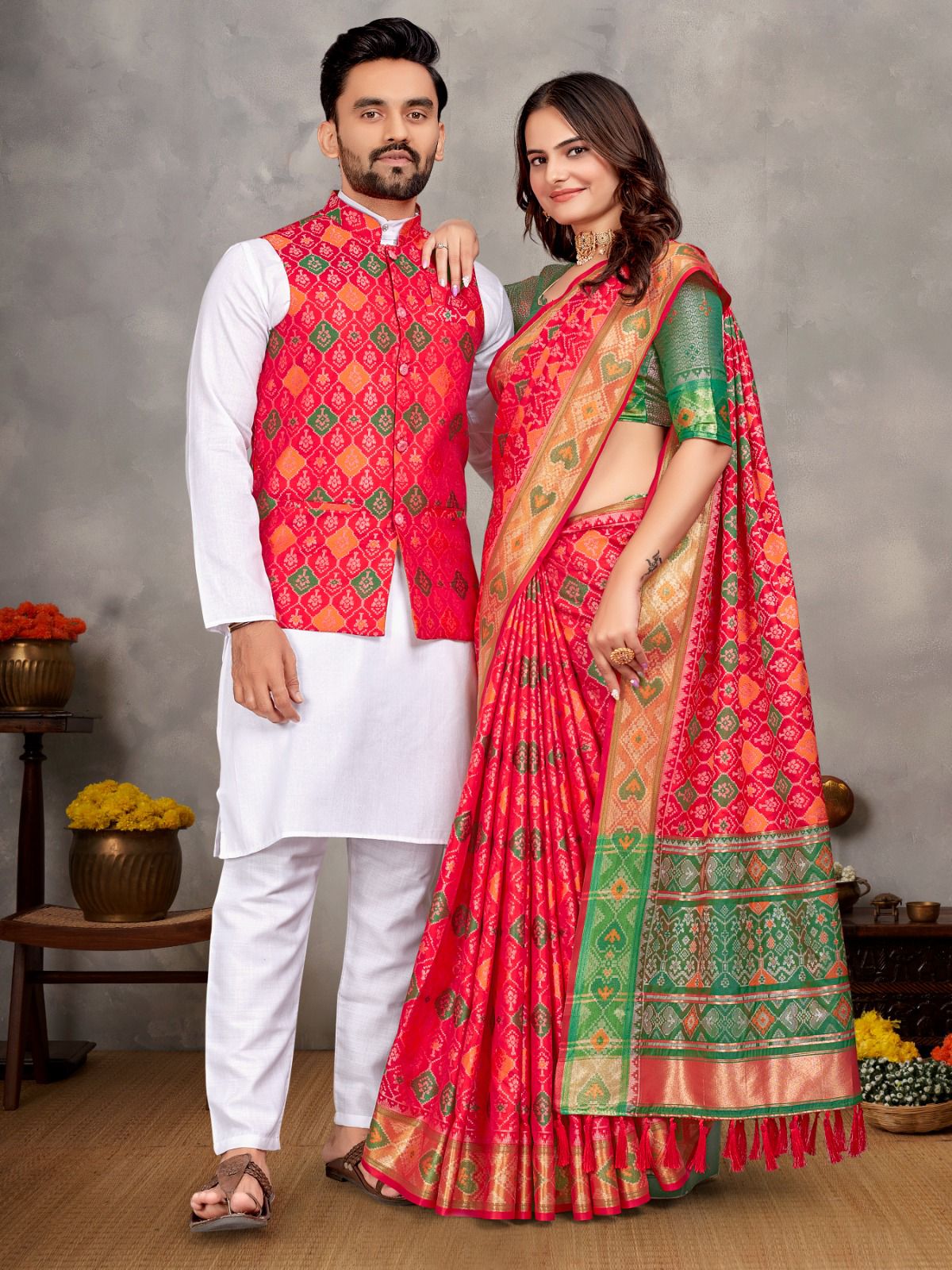 Couples Combo Set Mens Kurta