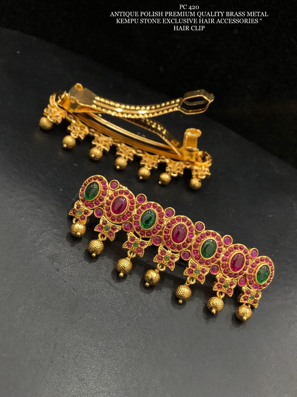 Traditional Brass Hair Clip