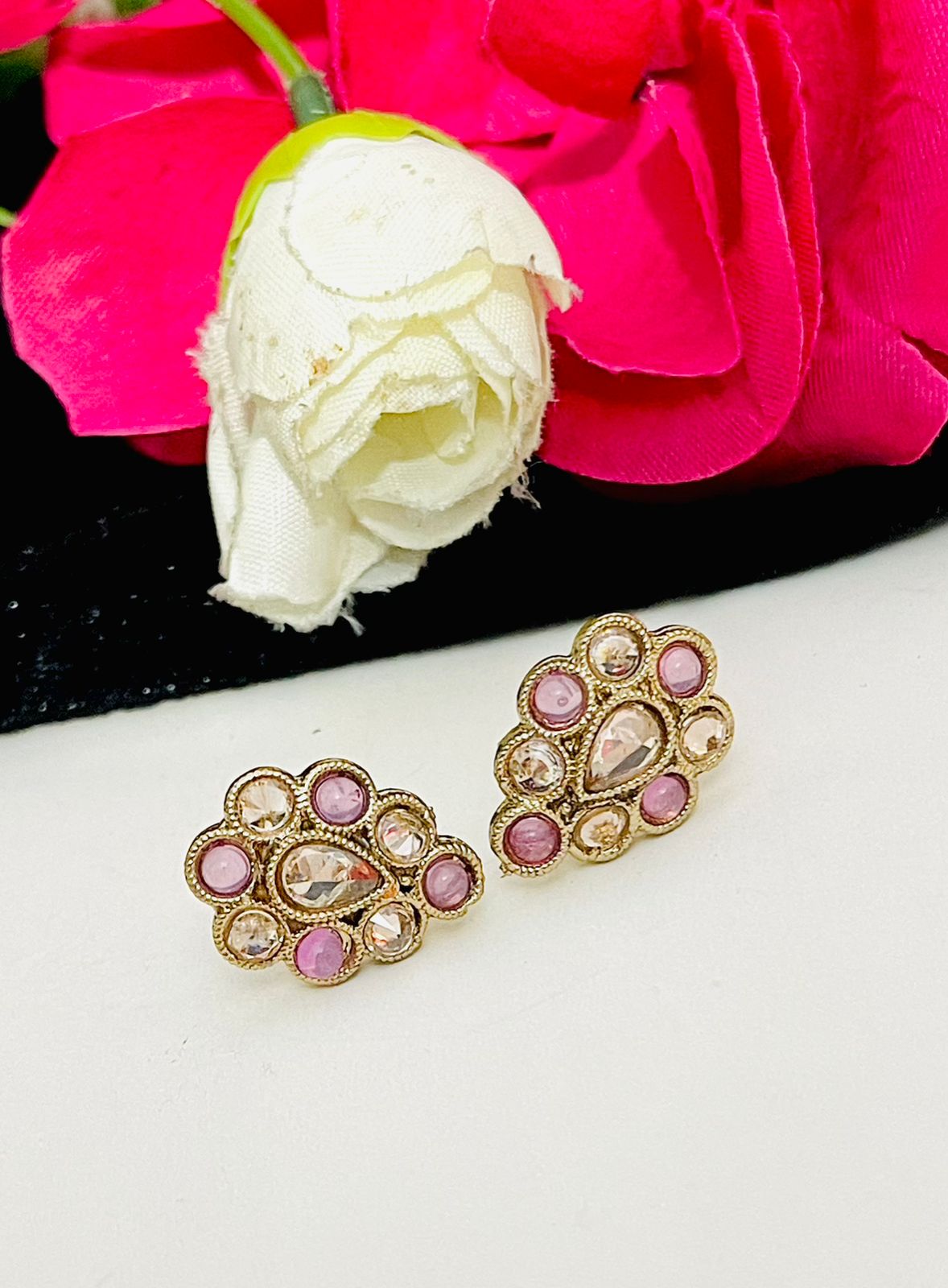 Teardrop studs