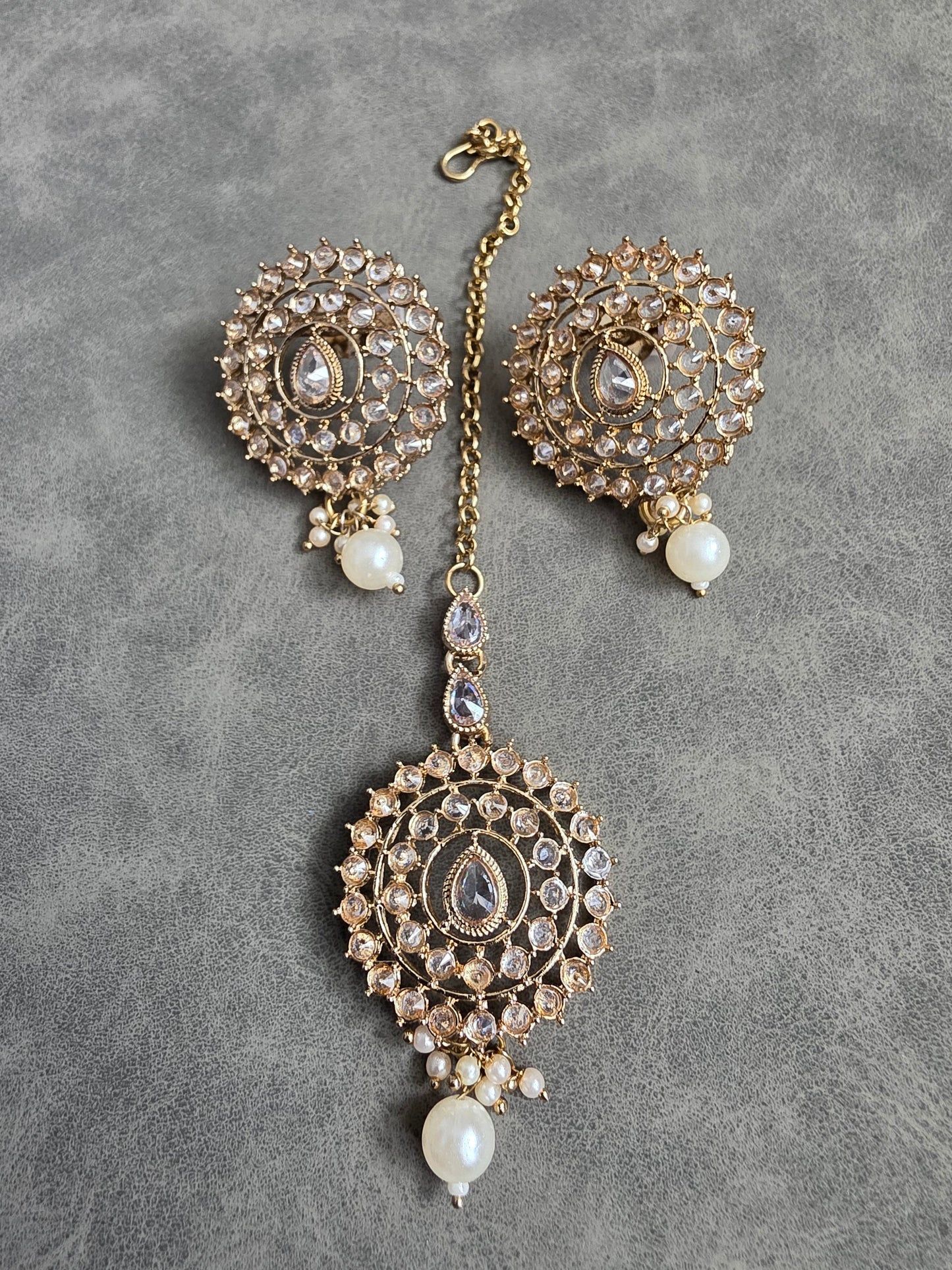 Gold Kundan Bridal Jewelry Set