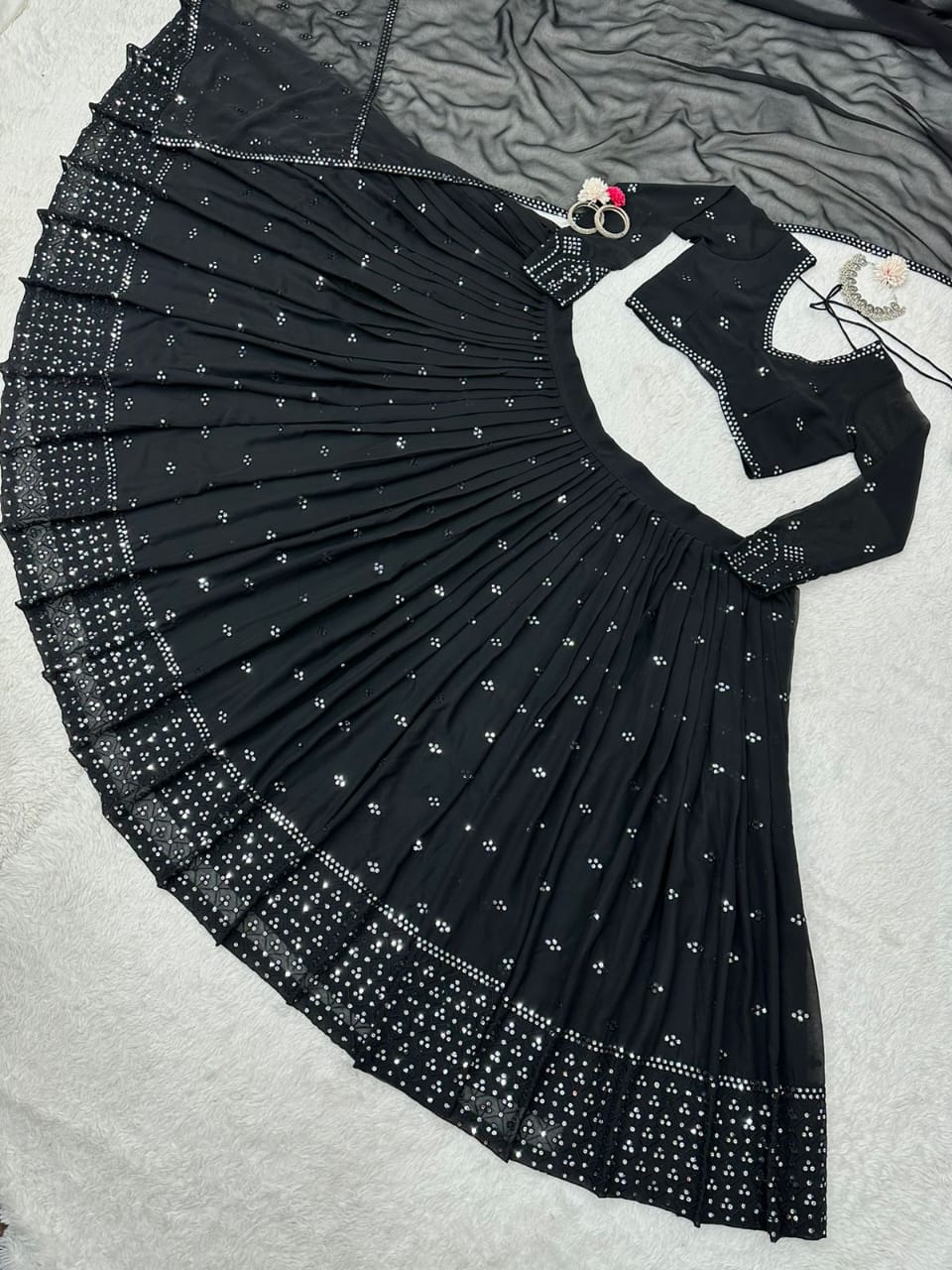 Semi Stitched Lehenga