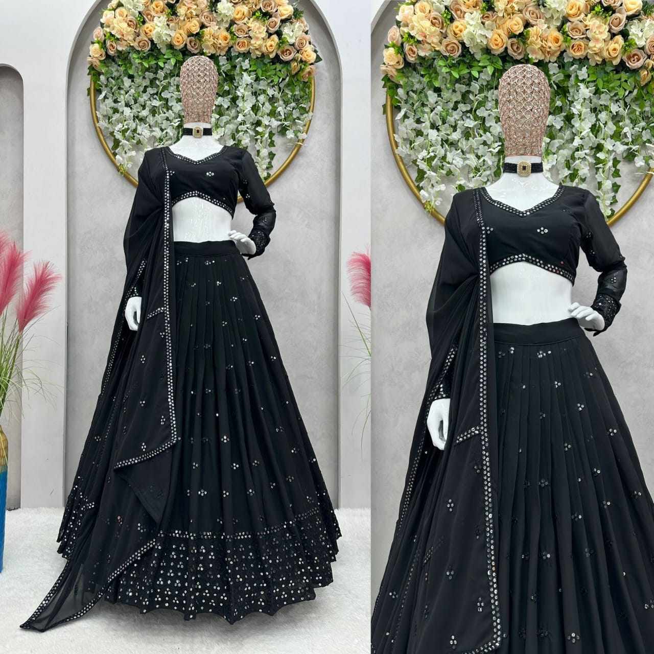 Semi Stitched Lehenga