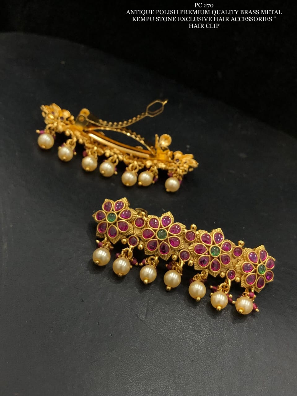 Traditional Brass Hair Clip