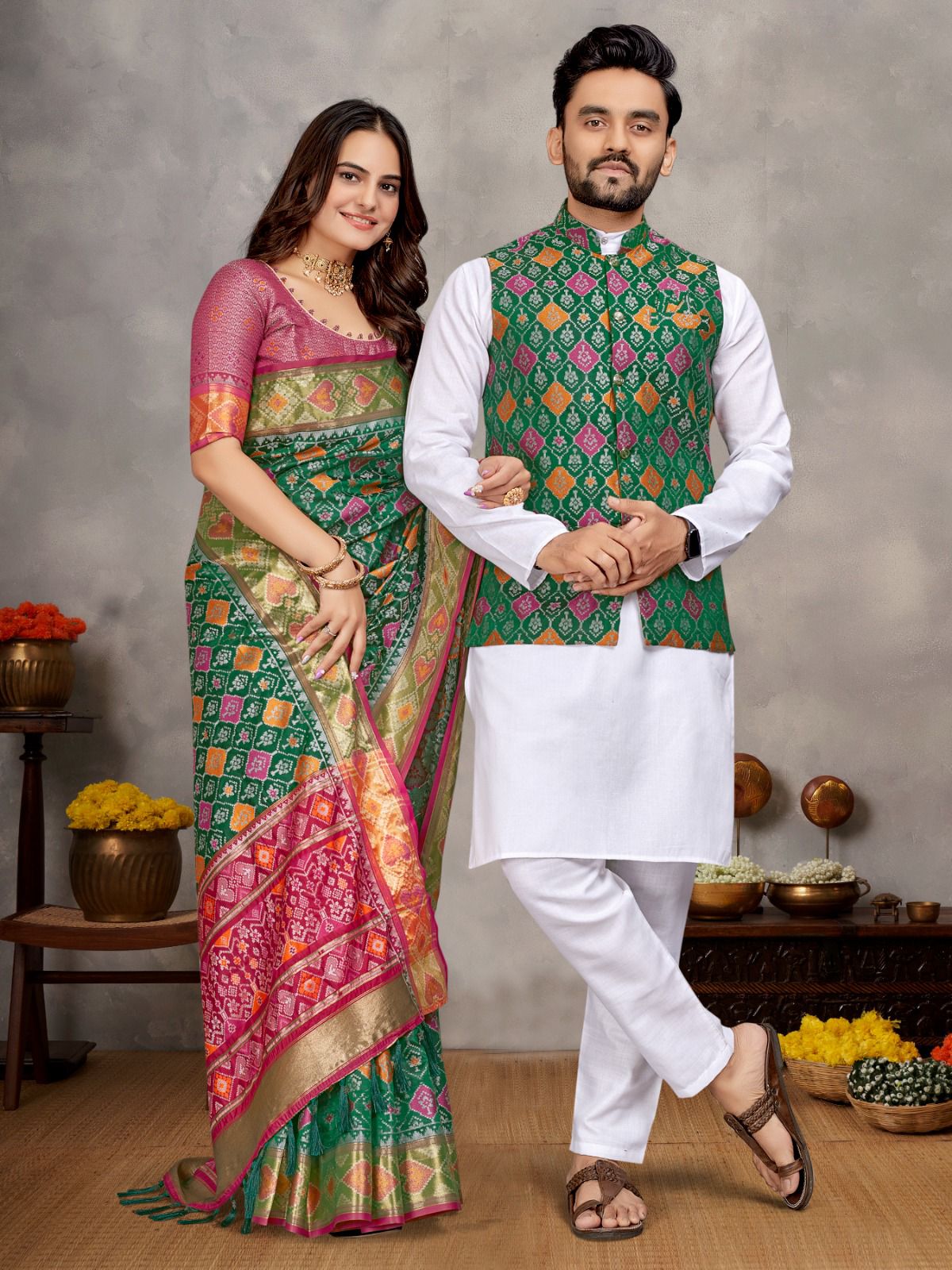 Couples Combo Set Mens Kurta