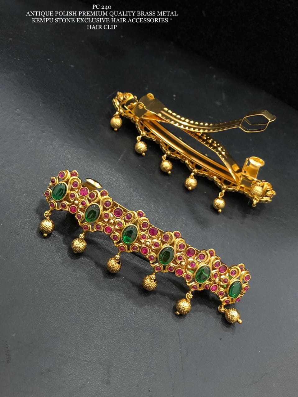 Traditional Brass Hair Clip