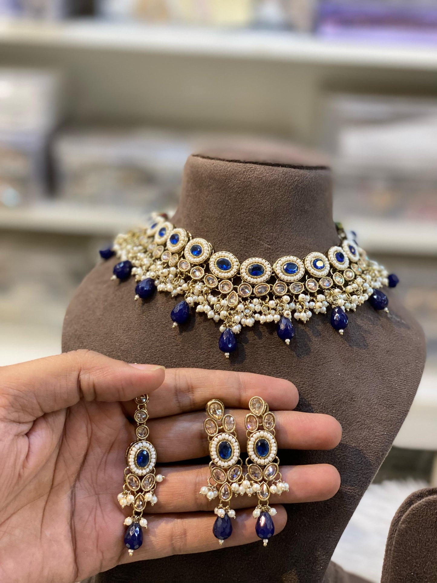 Exquisite Polki Choker Sets for Bridal & Festive Elegance Online