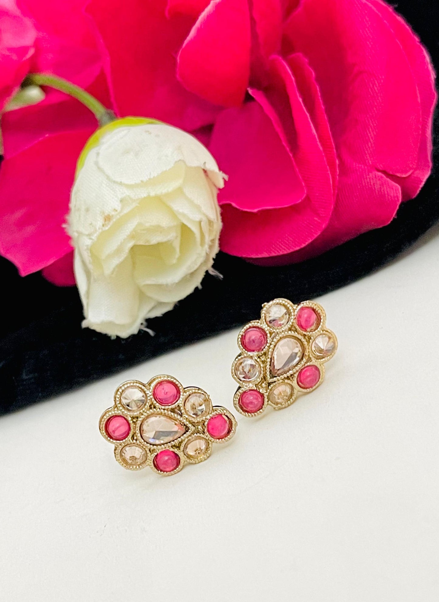 Teardrop studs