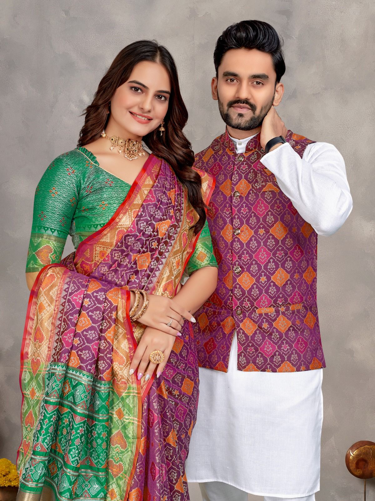 Couples Combo Set Mens Kurta  