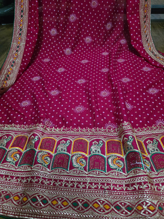 Full image of soft silk saree