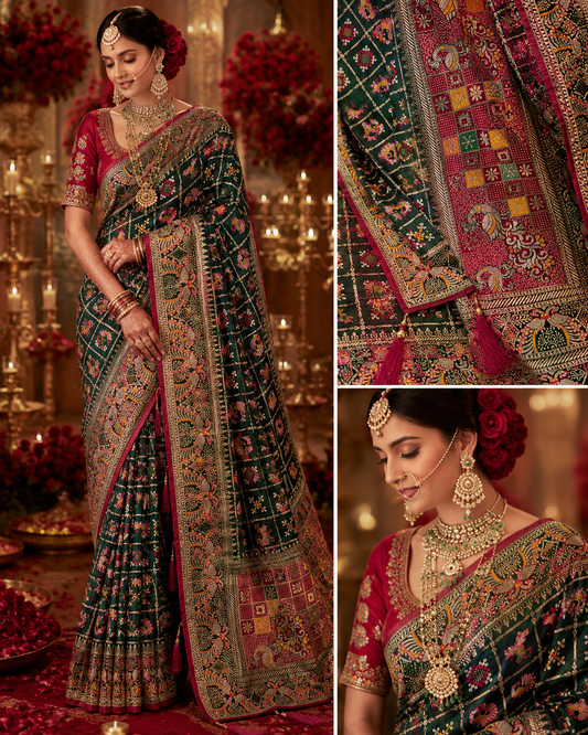 Authentic Gharchola Saree | Classic Indian Bridal Wear
