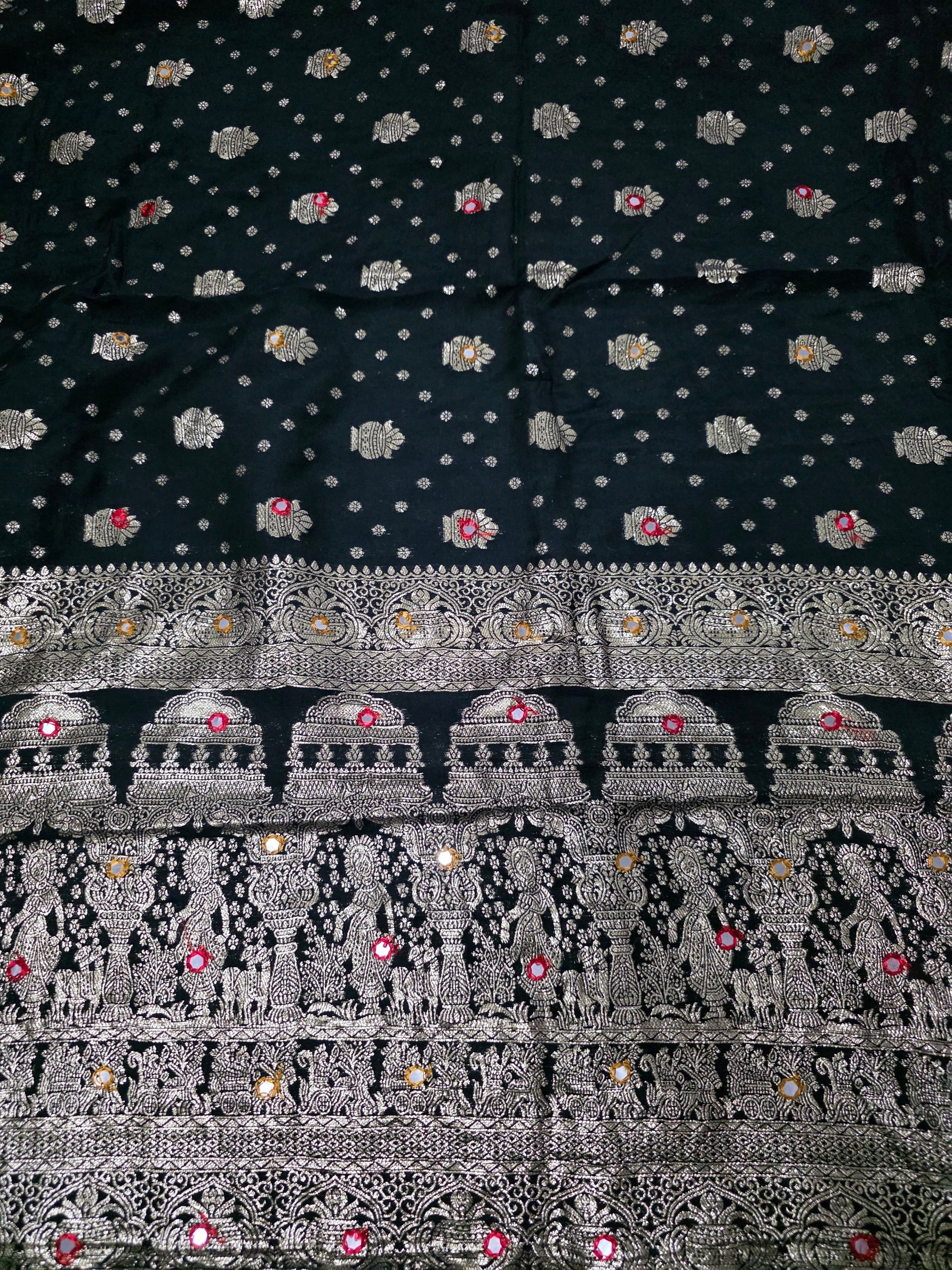 Chiffon silk saree 