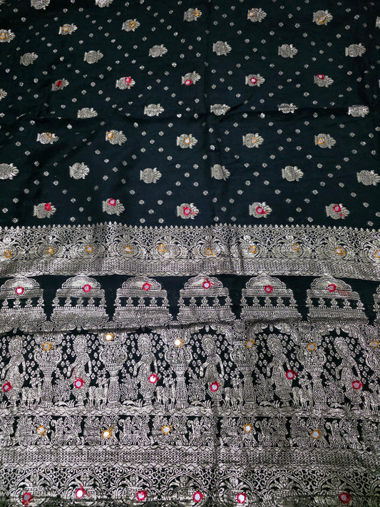 Chiffon silk saree 
