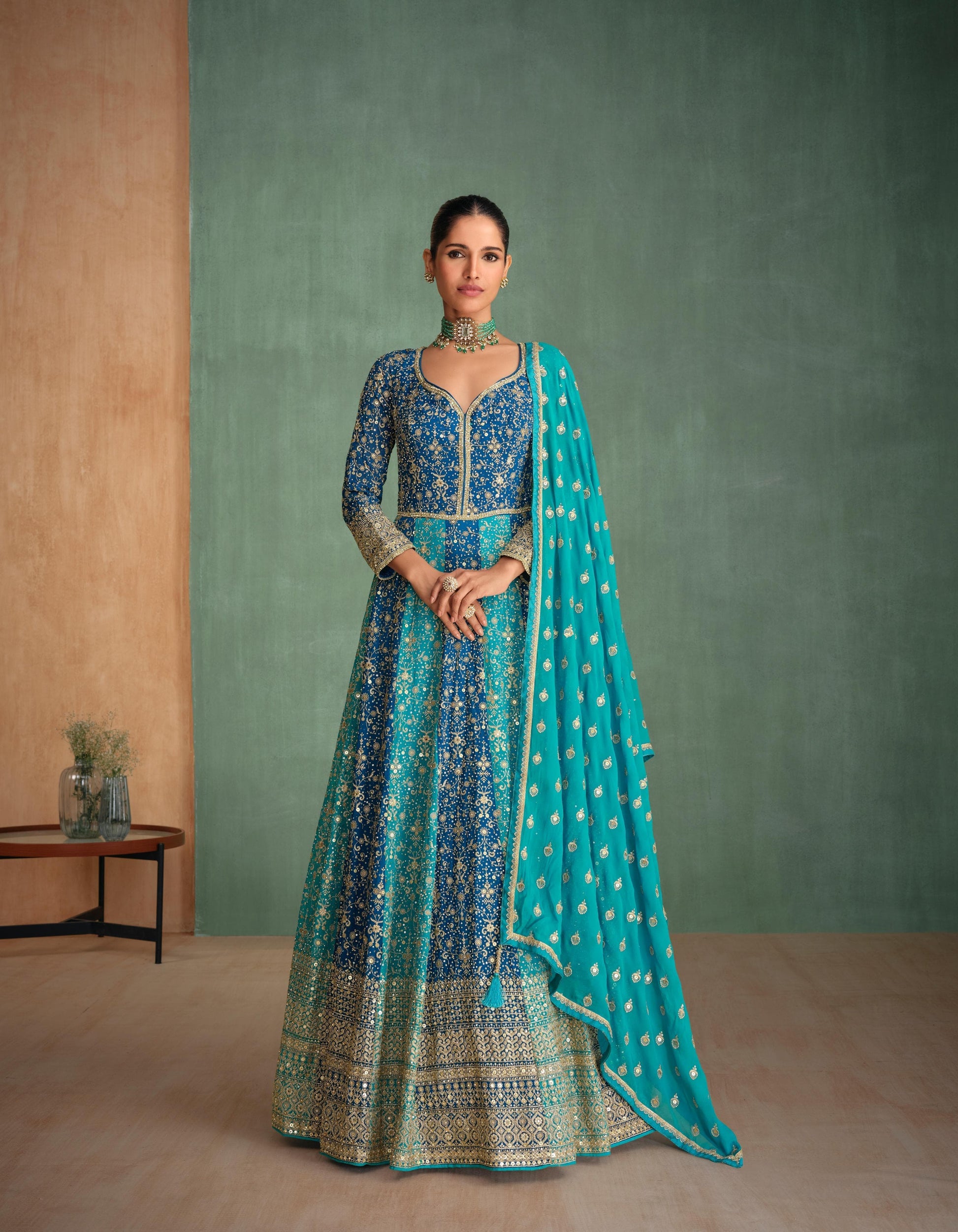 Blue Sayuri designer Gowns