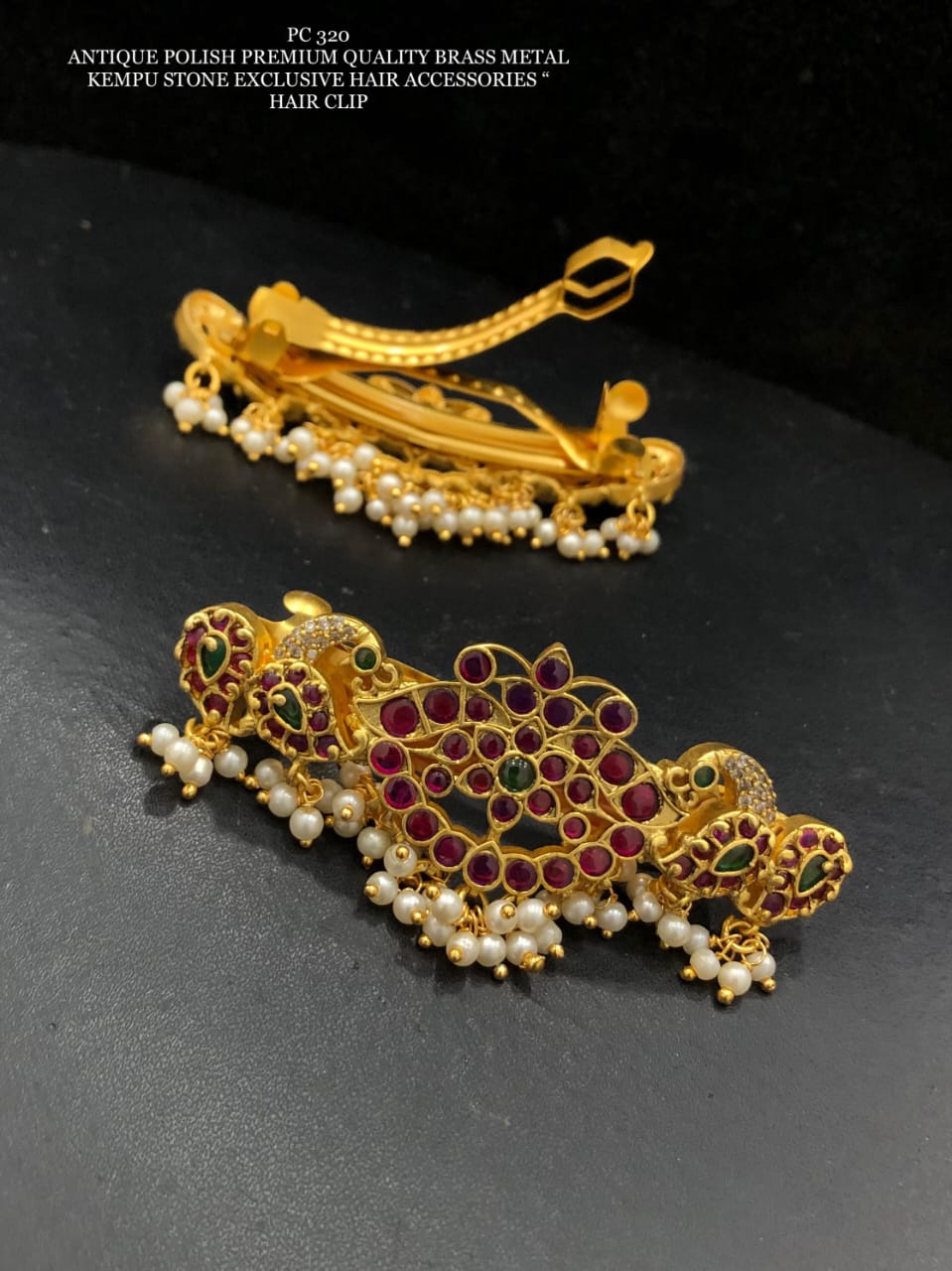 Traditional Brass Hair Clip