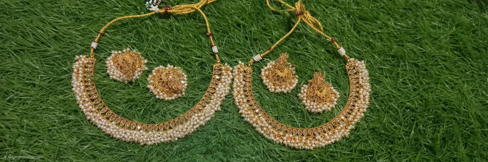 Gold Plated Kundan Necklace